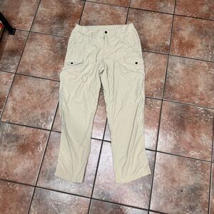 Duluth Trading Pants Mens 36x32 Brown DuluthFlex Hike Yeah Cargo Pant